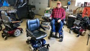 Free used electric wheelchair